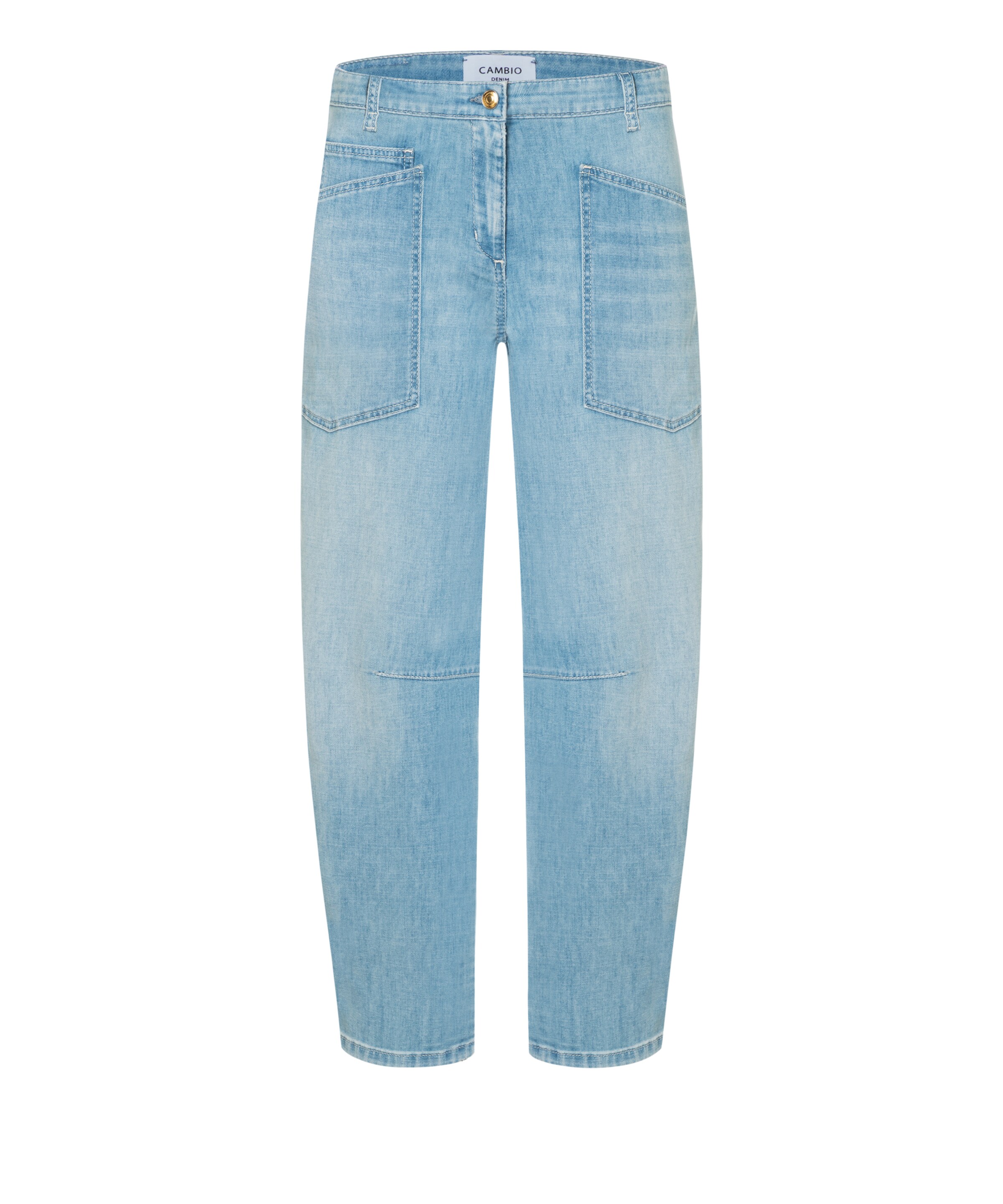 Cambio Regular Jeans 'Ocean' in Blauw: voorkant