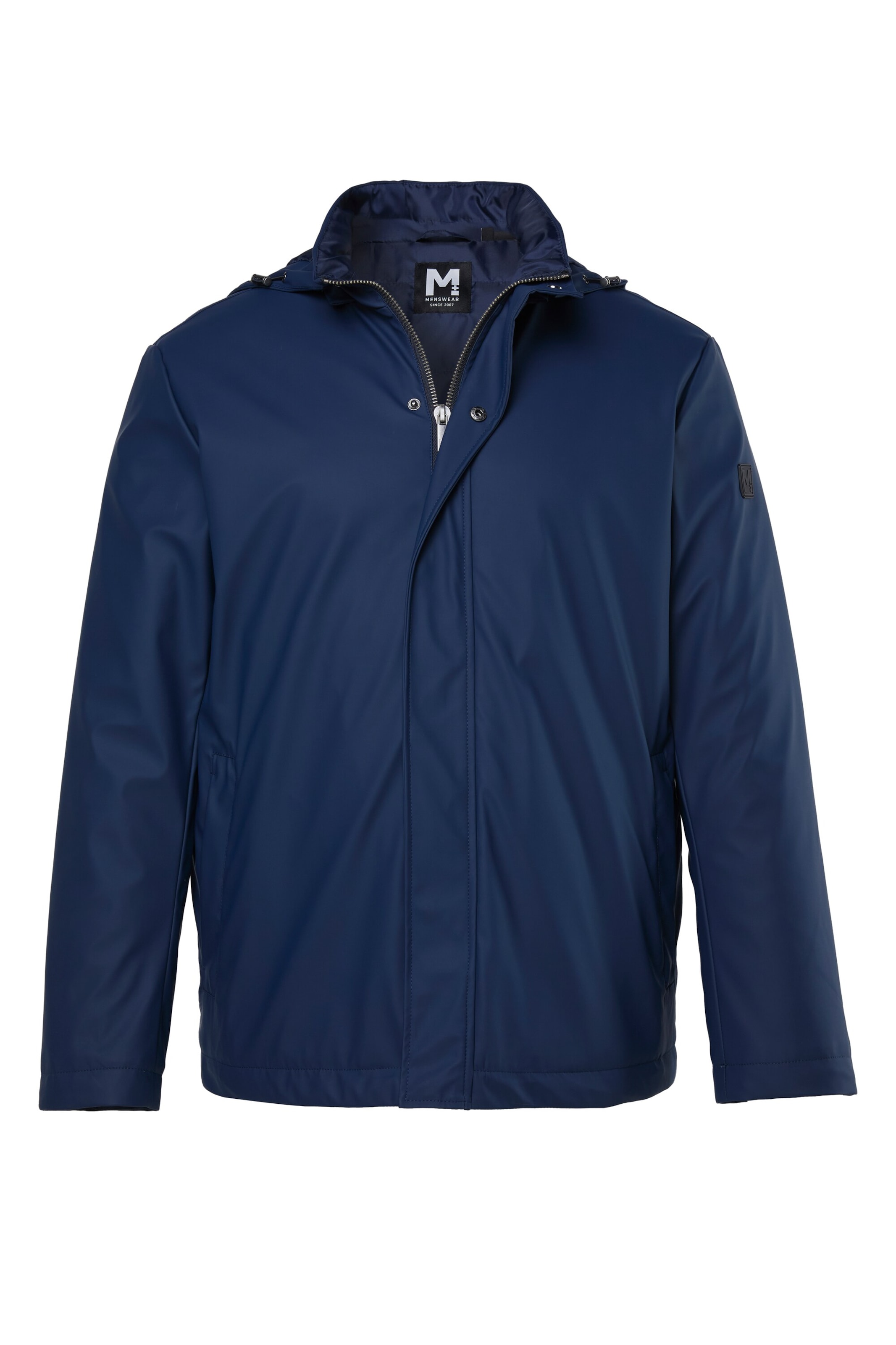Men Plus Between-season jacket in Blue: front