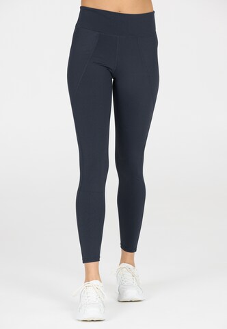 ENDURANCE Skinny Sportbroek 'Tarole' in Blauw: voorkant