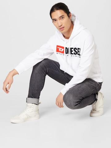 DIESEL Sweatshirt 'GINN' in Wit