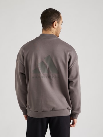 ADIDAS PERFORMANCE Sportsweatshirt 'ONE' in Bruin: voorkant