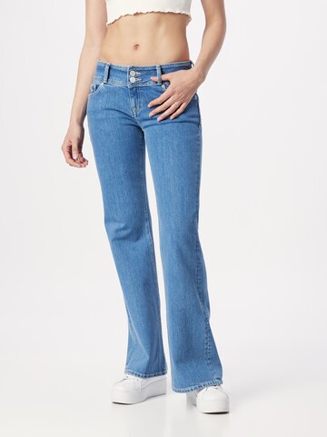 Tommy Jeans Flared Jeans 'Sophie' in Blauw: voorkant