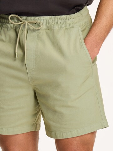 Regular Pantalon 'JOSH' Shiwi en vert