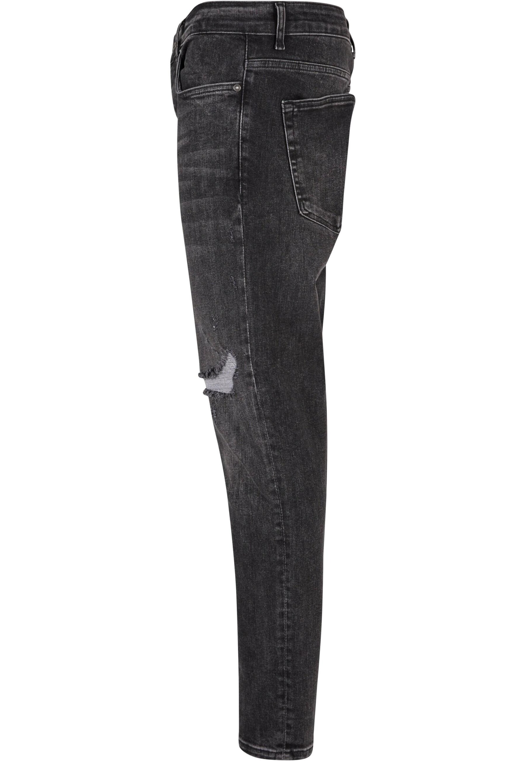 2Y Premium Slimfit Jeans in Zwart