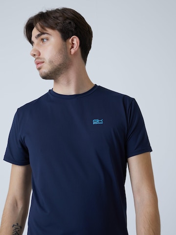 SPORTKIND - Camiseta funcional 'Crew Neck' en azul