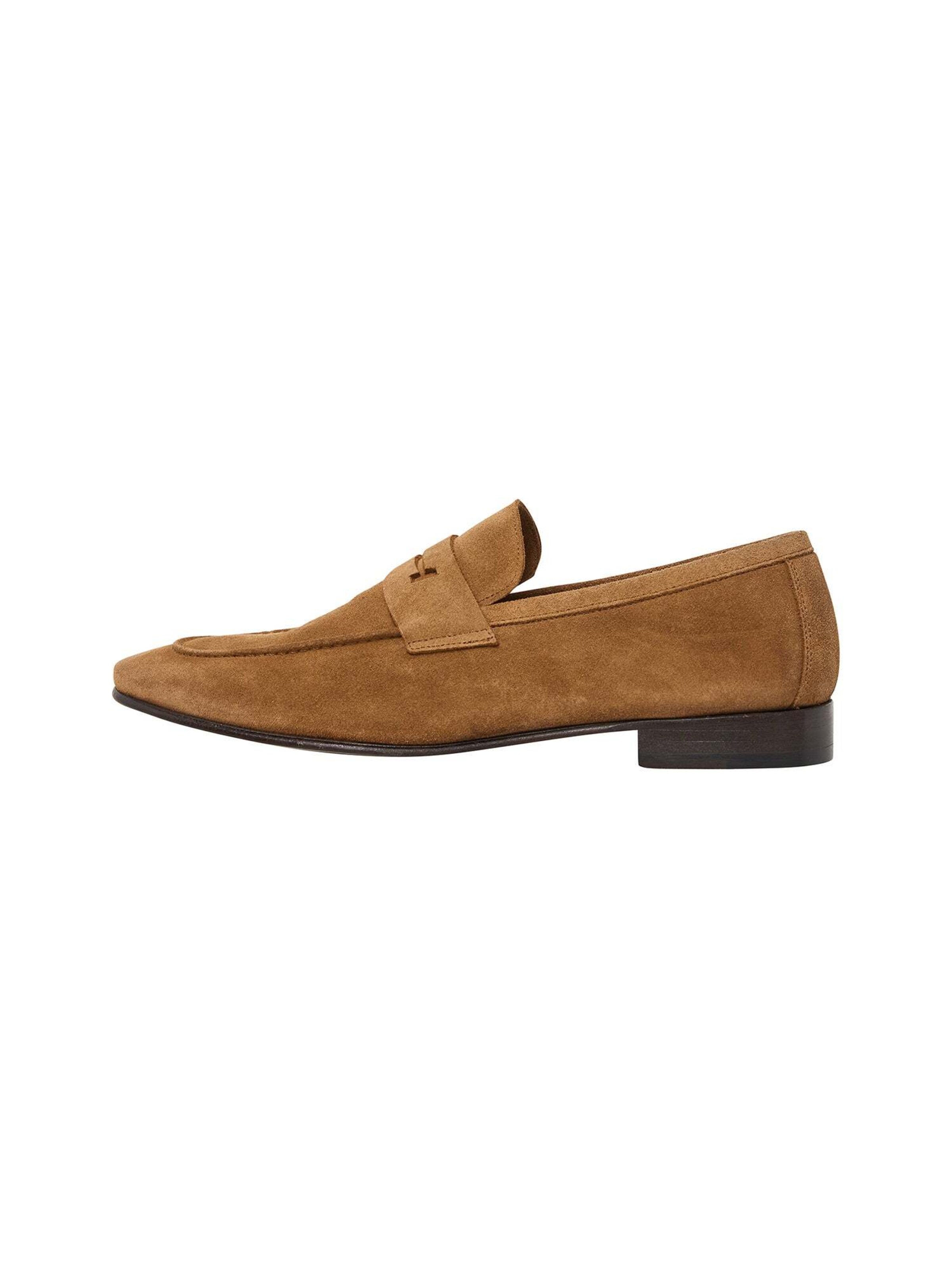 Chaussure basse 'Howard' Hackett London en marron : devant