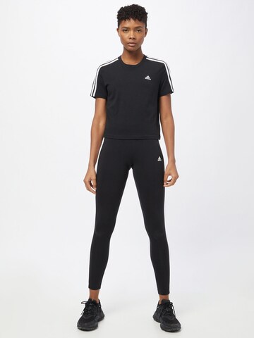 ADIDAS SPORTSWEAR Skinny Urheiluhousut 'Essential' värissä musta