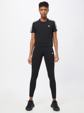 ADIDAS SPORTSWEAR Skinny Športne hlače 'Essential' | črna barva