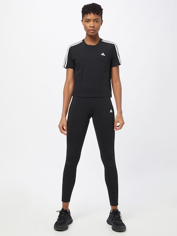 ADIDAS SPORTSWEAR Skinny Športové nohavice 'Essential' - Čierna