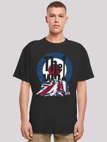 T-Shirt 'The Who Flag Blanket' F4NT4STIC en noir : devant