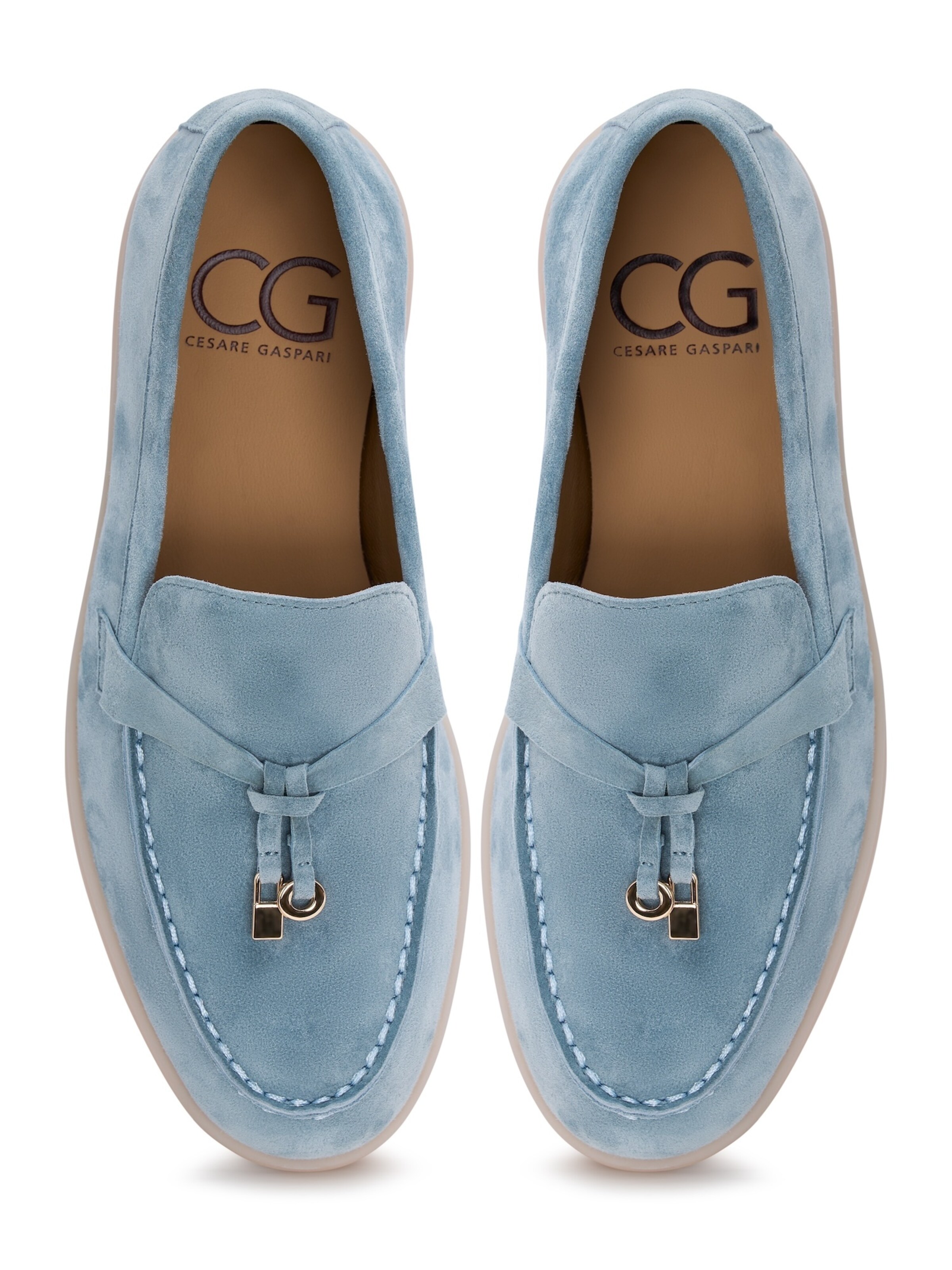 Mocassin CESARE GASPARI en bleu