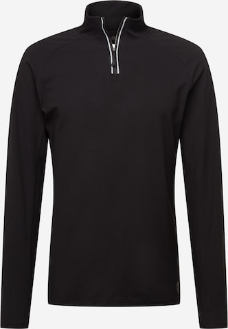 MOROTAI Performance Shirt in Black: front