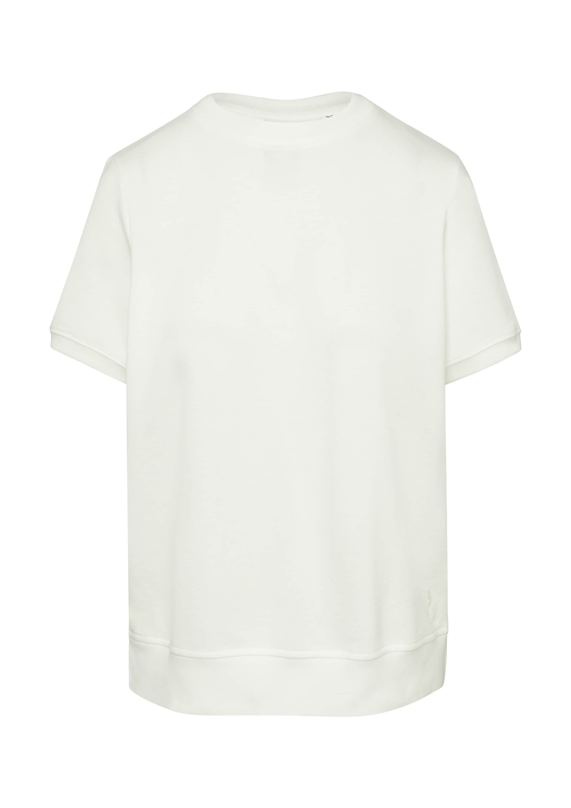 Maglietta di comma casual identity in bianco: frontale