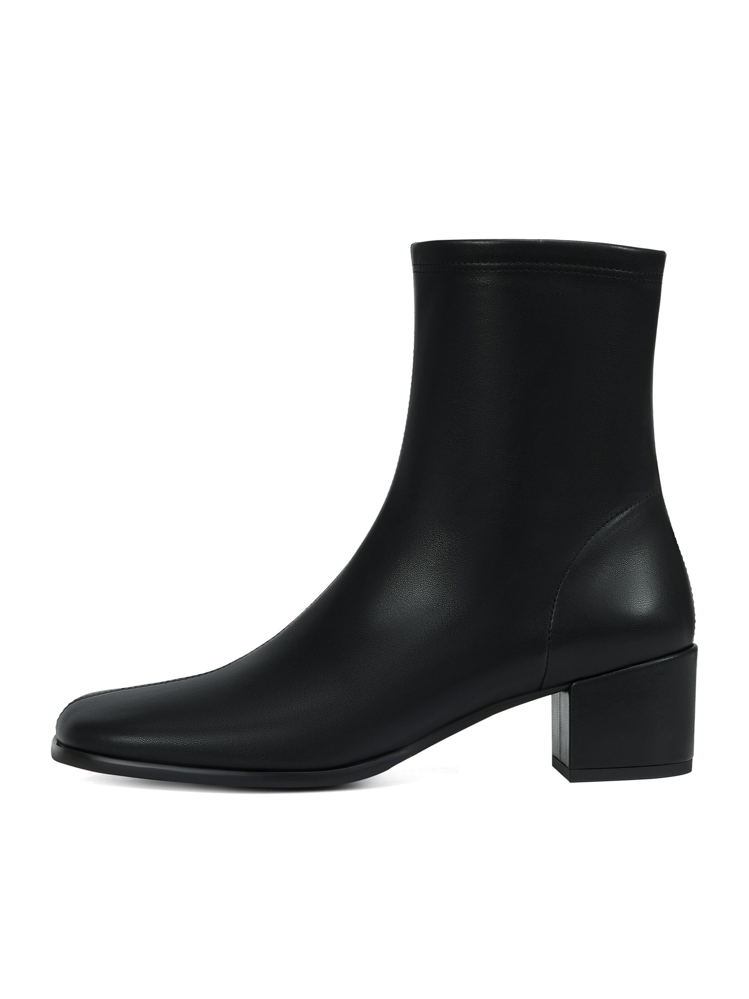 Potamy Booties in Black: front