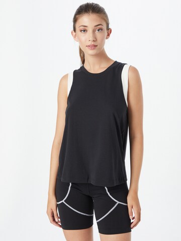 NIKE Sports top in Black: front