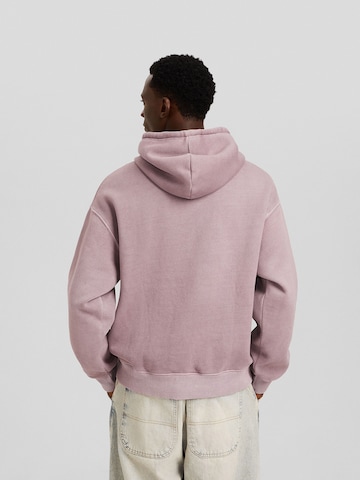 Sweat-shirt Bershka en violet