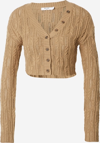 Cardigan 'Tippie' NA-KD en beige : devant