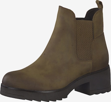 MARCO TOZZI - Botas chelsea em castanho: frente