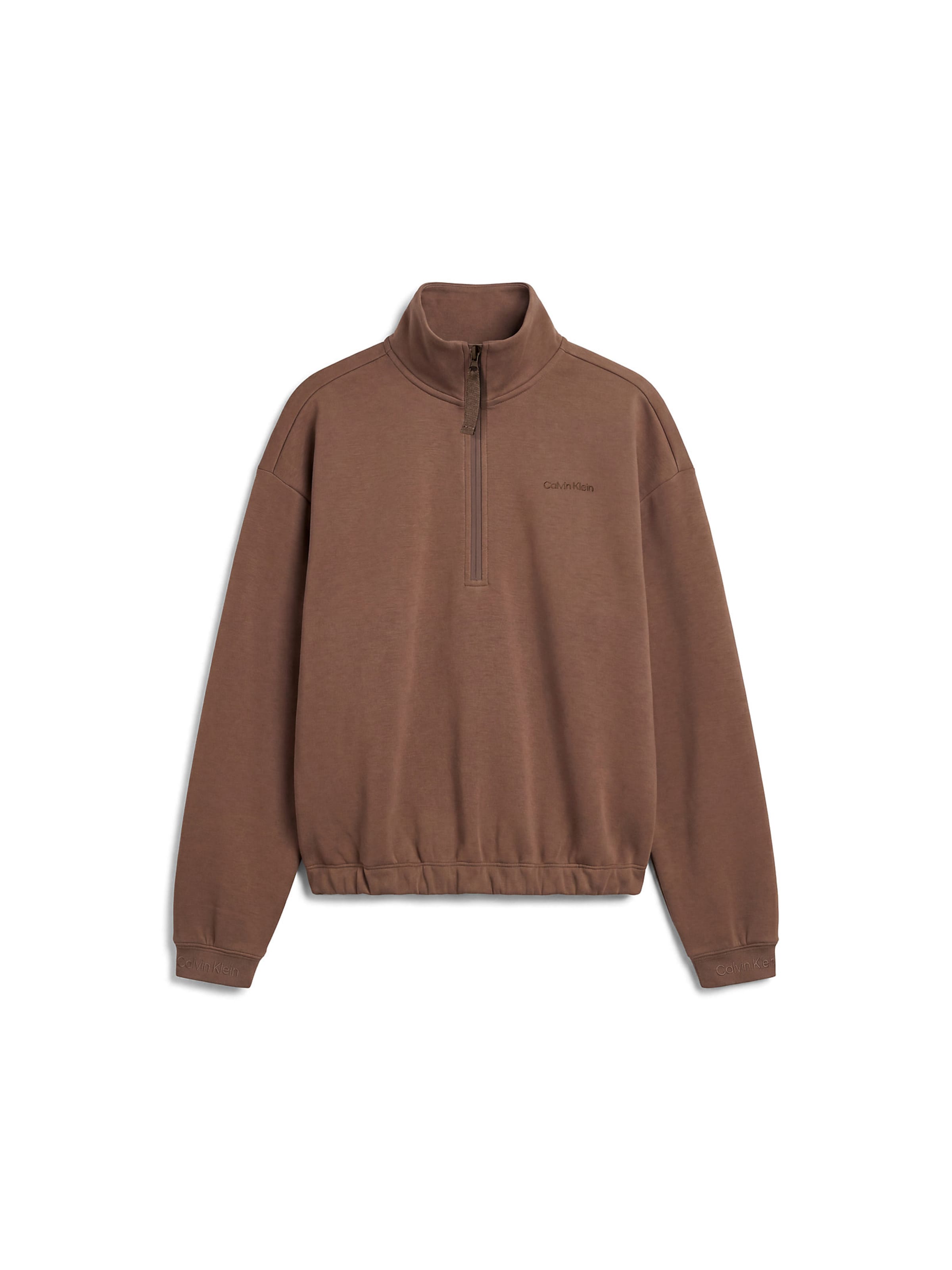 Calvin Klein Sport Sweatshirt in Brown: front