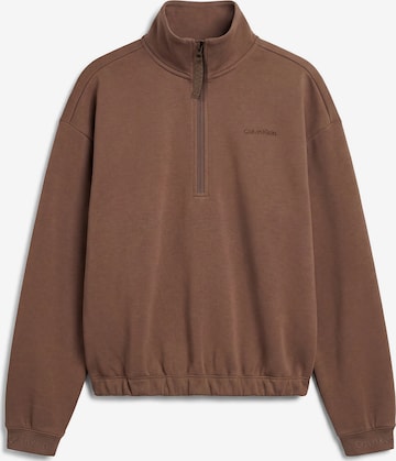 Calvin Klein Sport Sweatshirt in Braun: Vorderseite