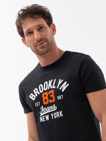 Ombre T-Shirt 'S1736' in Schwarz