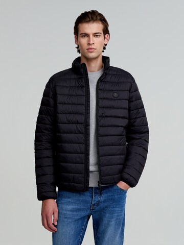 Scalpers Slim fit Between-Season Jacket 'Nos Gstaad' in Black