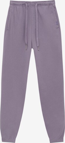 Pull&Bear Kalhoty – fialová: přední strana