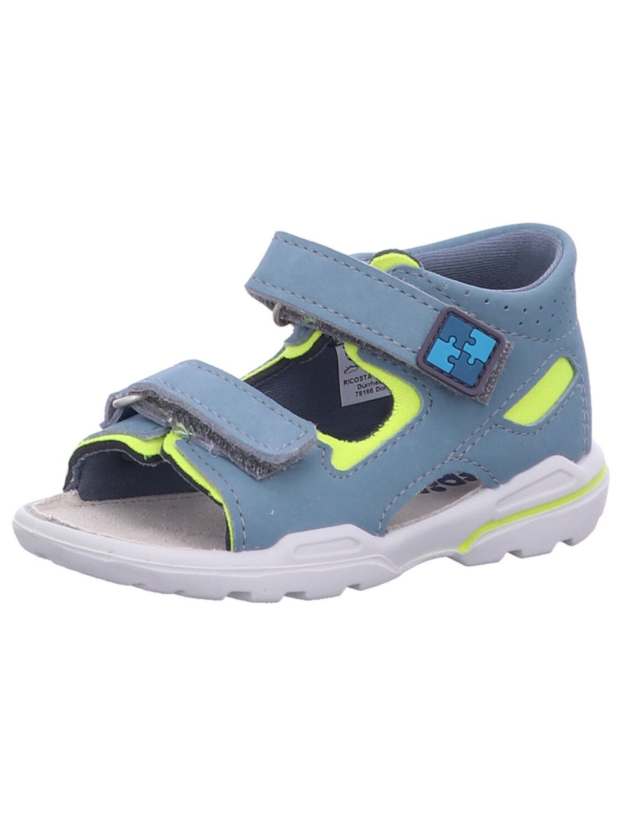 Sandales 'Sandale Jungen 50 3200102 130 Echtleder in grau' RICOSTA en gris : devant