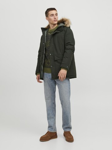 JACK & JONES Zimní parka 'Champ' – zelená