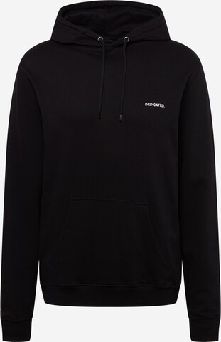 DEDICATED. Sweatshirt 'Falun' in Black: front