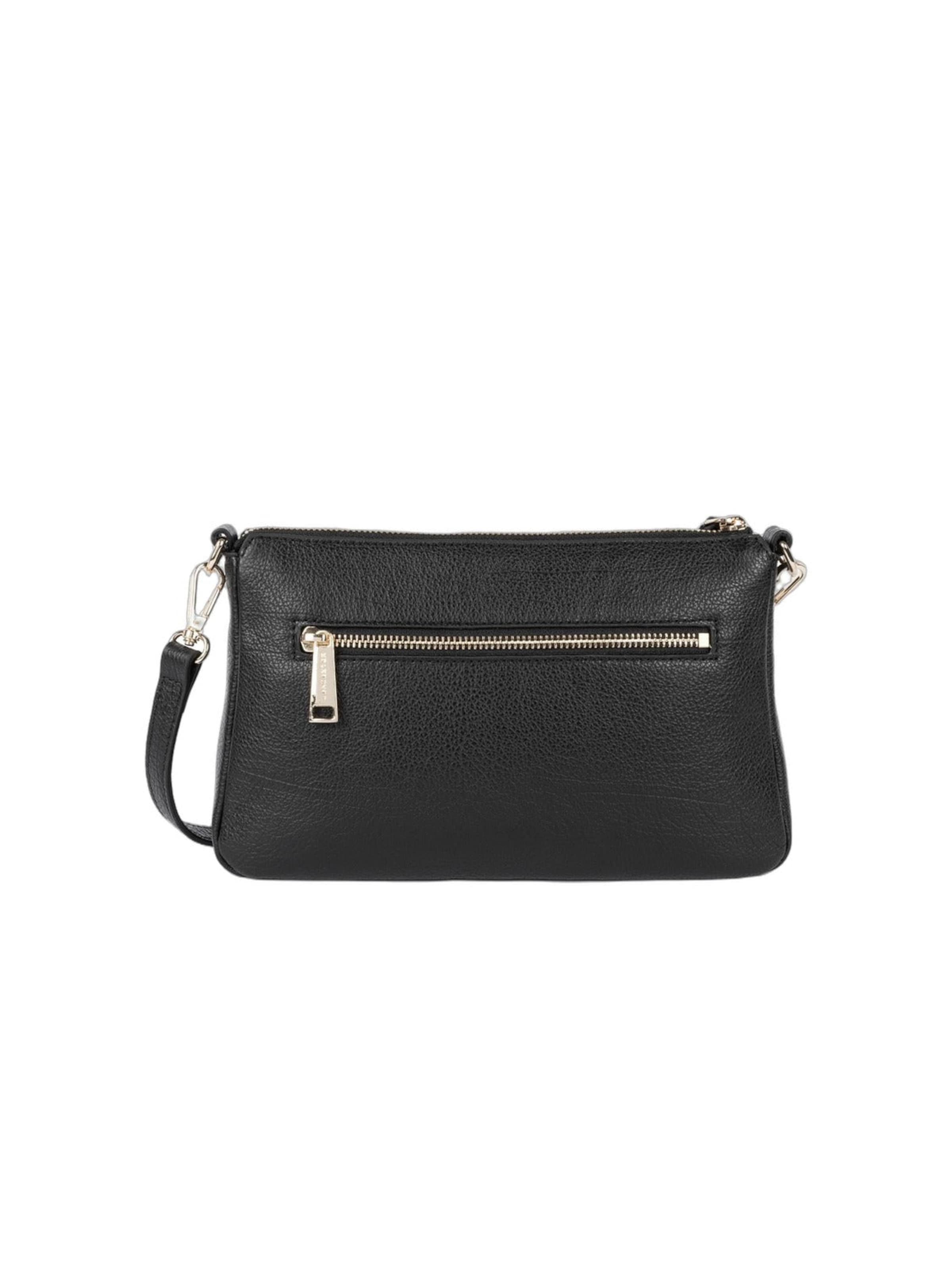 LANCASTER Paris Clutch 'Dune' in Black