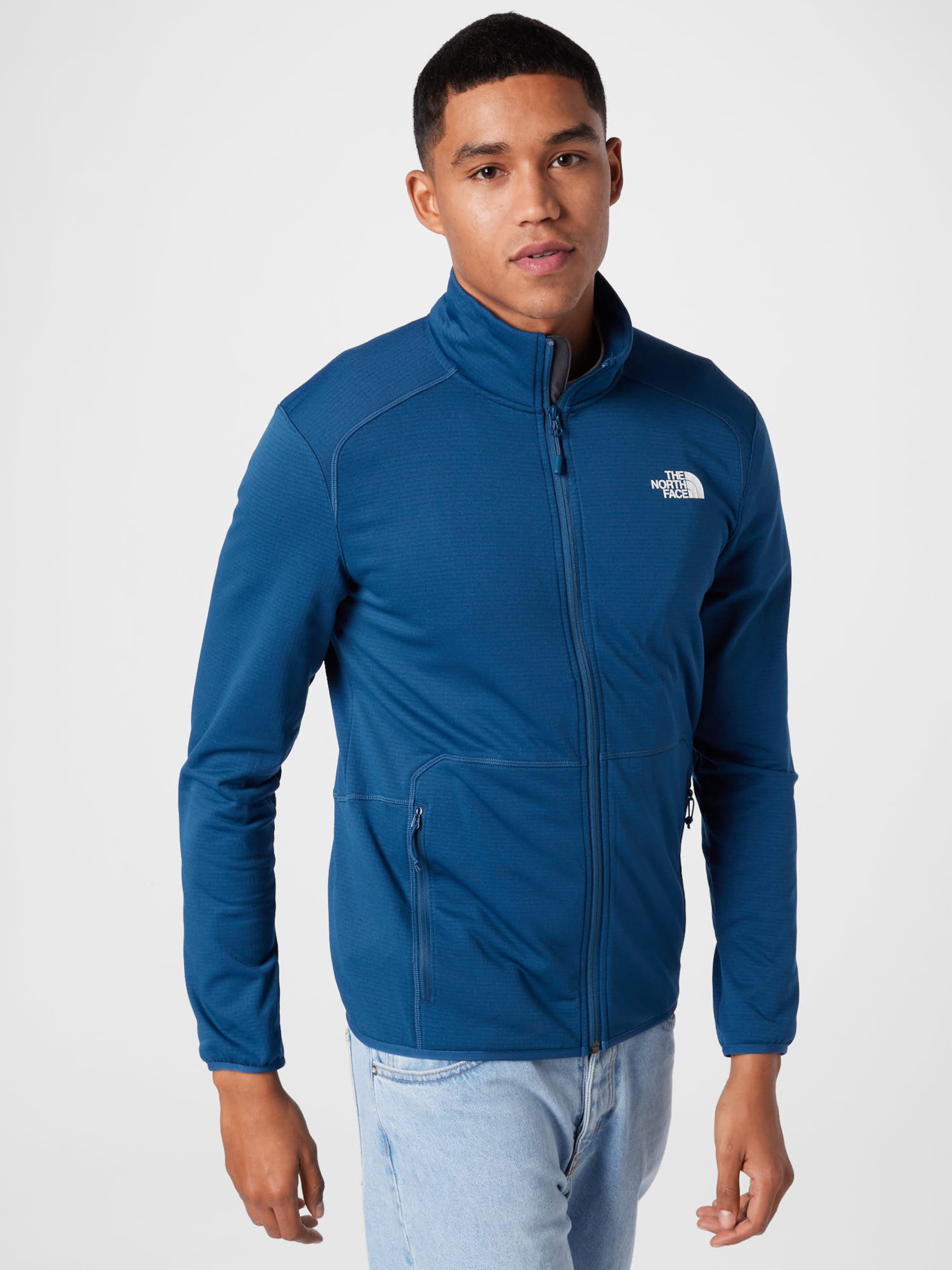 Männer Sportbekleidung THE NORTH FACE Jacke 'Quest' in Blau - GN17076