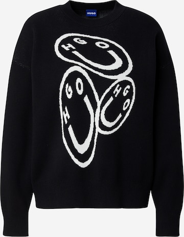 HUGOPulover 'Seginy_B' - crna boja: prednji dio