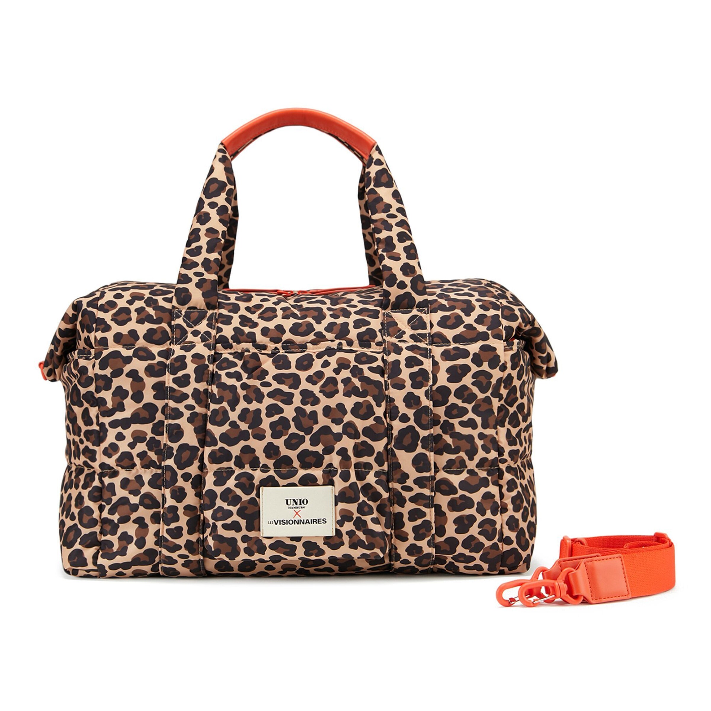 Borsa weekend di Les Visionnaires in marrone: frontale