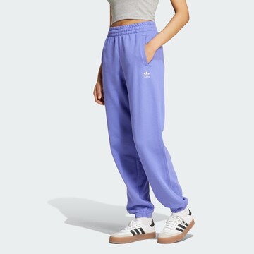 Effilé Pantalon 'Essentials' ADIDAS ORIGINALS en bleu : devant