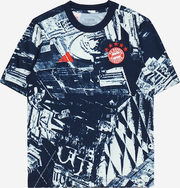 ADIDAS PERFORMANCE Funkční tričko 'Bayern München Prematch' – modrá: přední strana