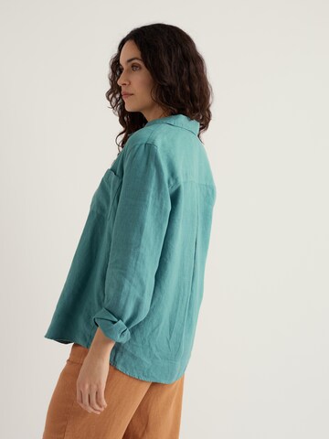 Seasalt Cornwall Blouse 'Hazel Branch' in Blauw