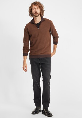 Pullover 'Duncan' di !Solid in marrone
