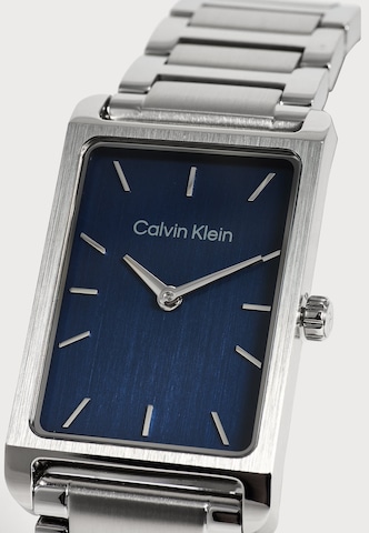 Calvin Klein Analogna ura 'DAPPER' | srebrna barva: sprednja stran