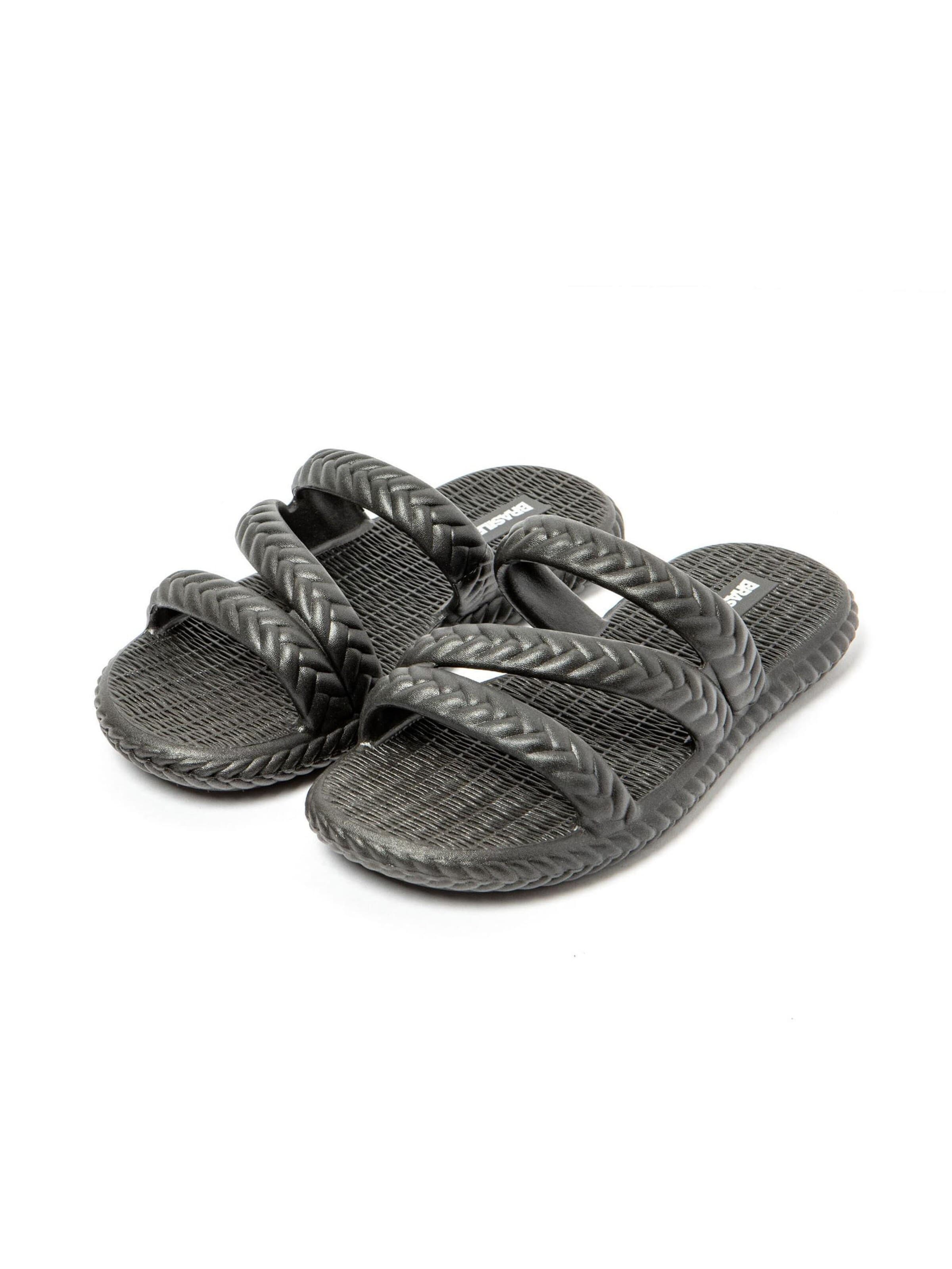 Brasileras Pantolette 'Sira' in Schwarz