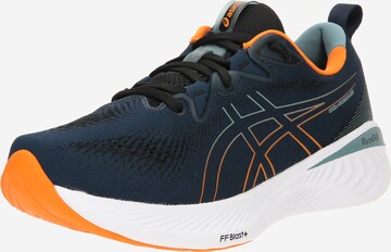 Chaussure de course 'Cumulus 25' ASICS en bleu : devant