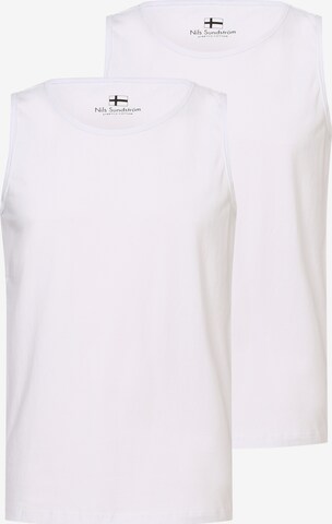 Nils Sundström Undershirt in White: front