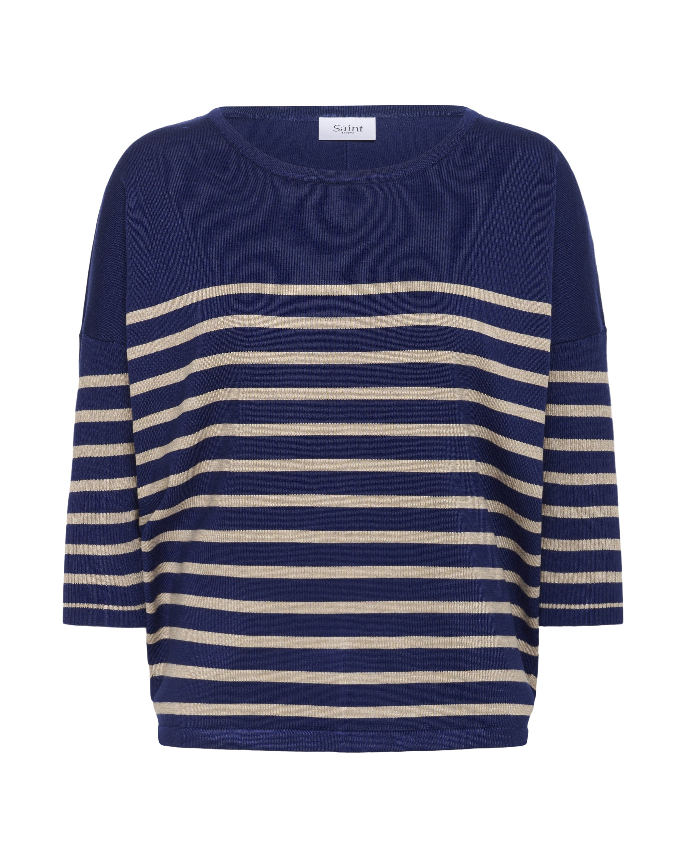SAINT TROPEZ Sweater 'Mila' in Blue: front