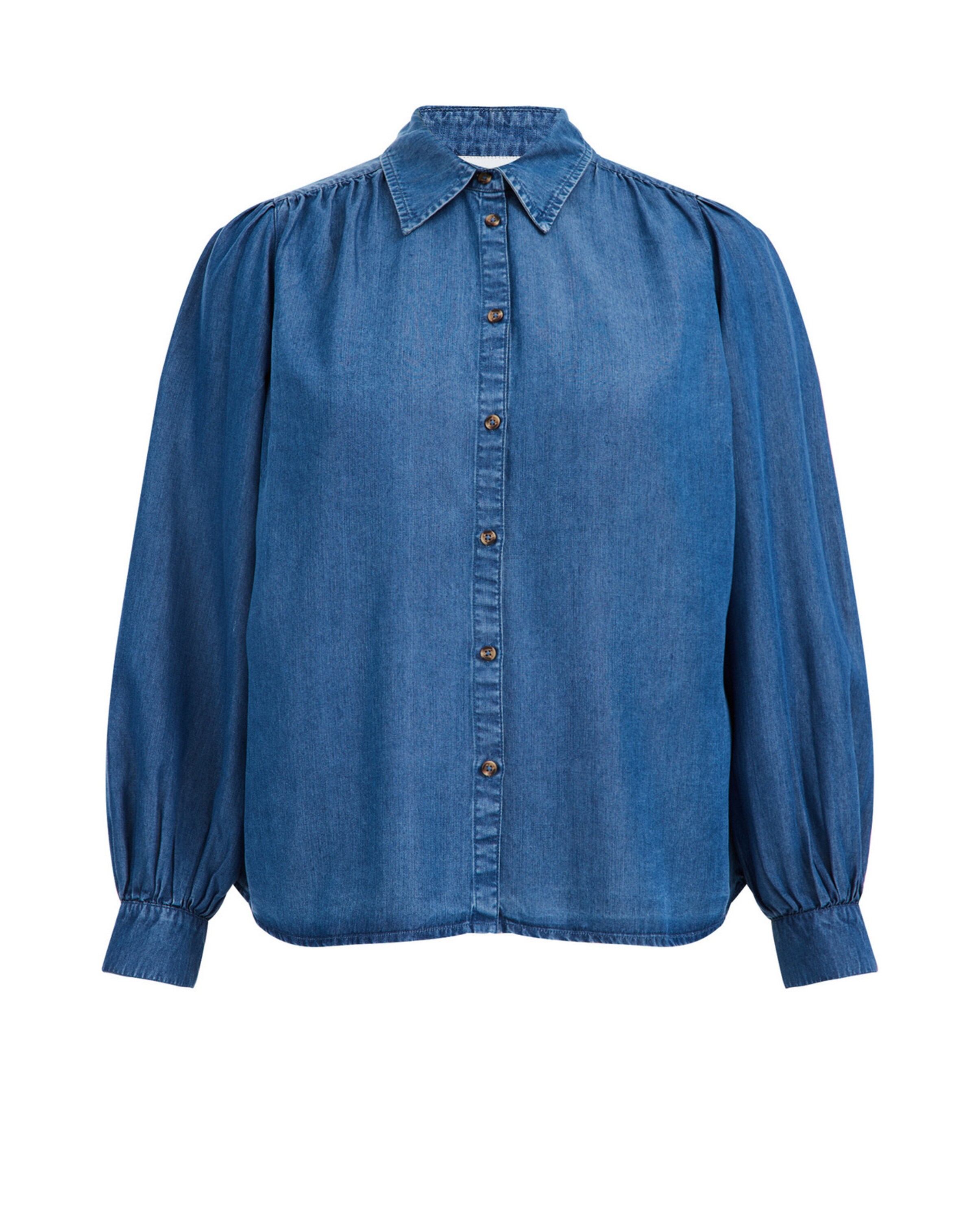 WE Fashion Blouse in Blue: front