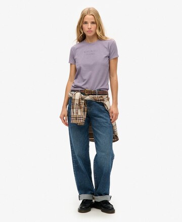 Superdry Shirt in Purple: front