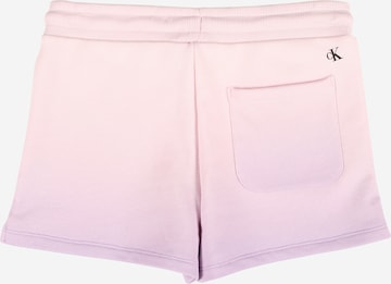 regular Pantaloni di Calvin Klein Jeans in rosa