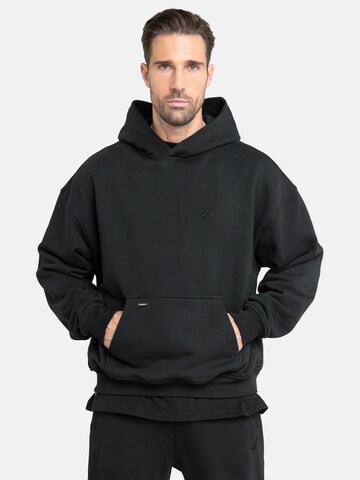 Squeqo Sweatshirt 'Cotton 590 GSM' in Black: front