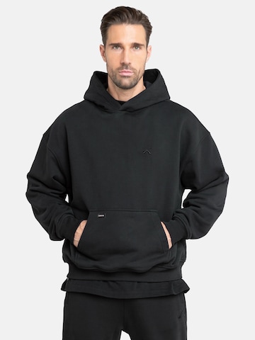 Squeqo Sweatshirt 'Cotton 590 GSM' in Schwarz: predná strana