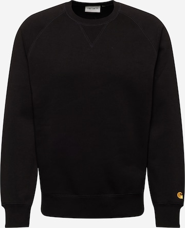 Carhartt WIP Sweatshirt 'Chase' in Black: front