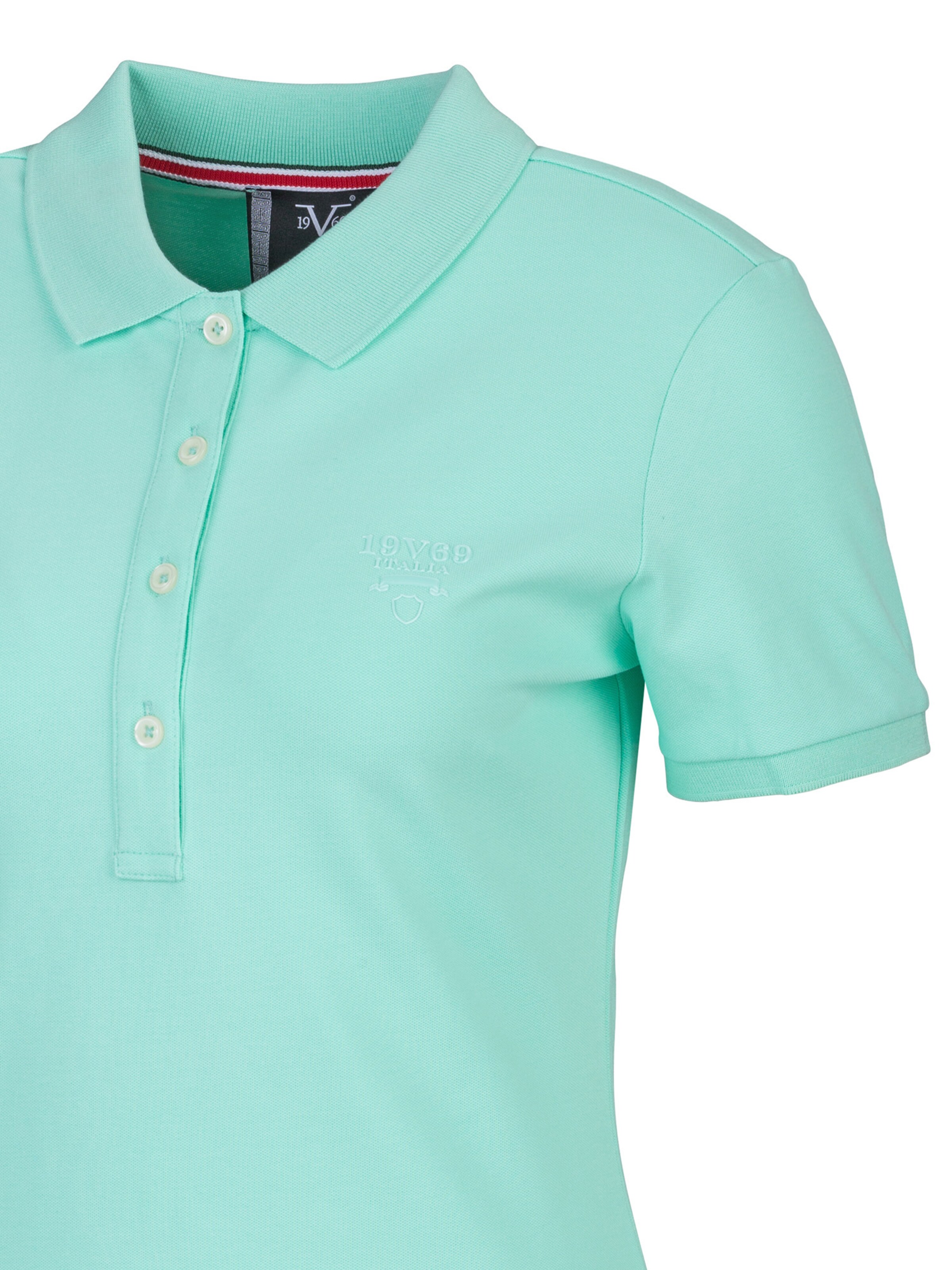 Tricou 'Bibi' de la 19V69 ITALIA pe albastru